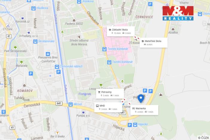 Prodej bytu 1+1, Brno - Černovice, Šestákova, 29 m2