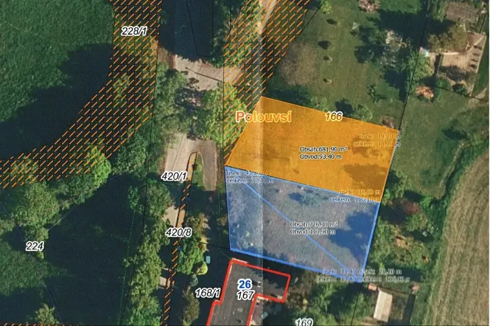 Prodej pozemku pro bydlení, Jeseník nad Odrou, 700 m2