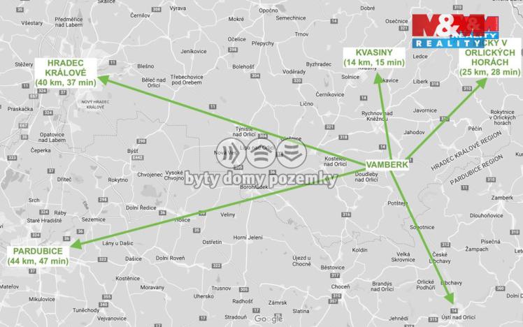 Pronájem bytu 1+1, Vamberk, Struha, 38 m2