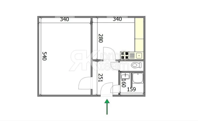 Pronájem bytu 1+1, Ostrava, Ivana Sekaniny, 36 m2