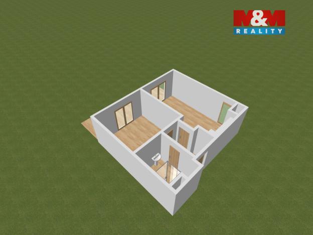 Pronájem bytu 2+kk, Plzeň, Safírová, 45 m2