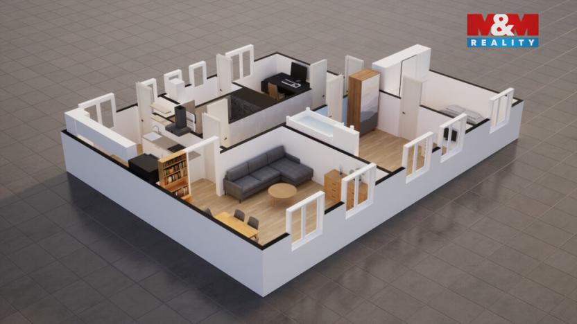 Prodej bytu 4+1, Děčín - Děčín I-Děčín, Nerudova, 94 m2