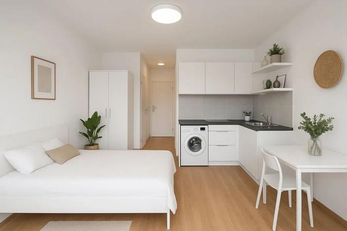 Pronájem bytu 1+kk, Praha - Strašnice, 17 m2