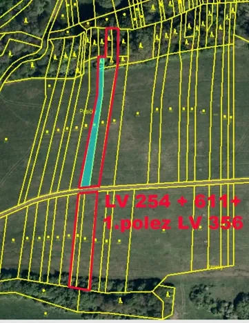 Prodej podílu louky, Hřivínův Újezd, 6166 m2