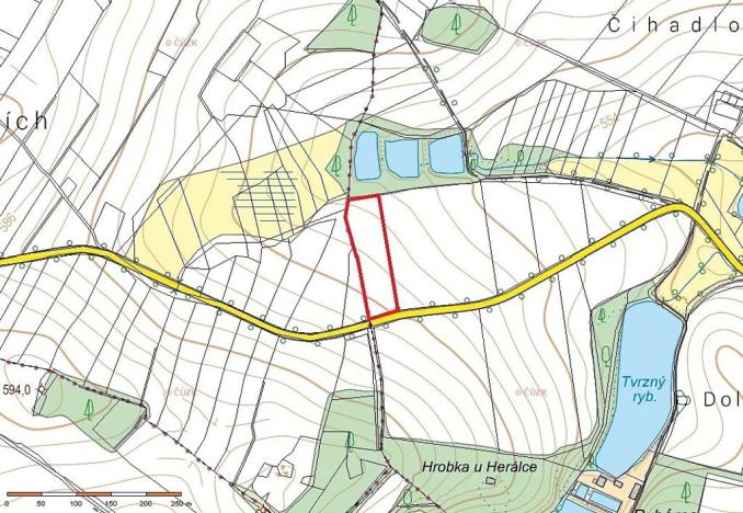 Prodej podílu pole, Herálec, 1318 m2