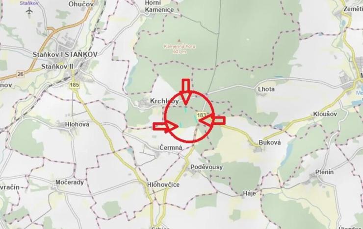 Prodej lesa, Čermná, 9742 m2