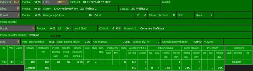 Prodej lesa, Čermná, 9742 m2
