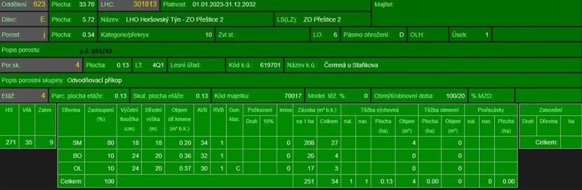 Prodej lesa, Čermná, 9742 m2