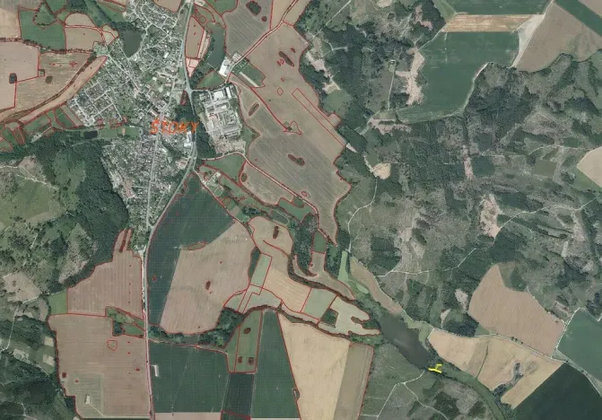 Prodej pole, Štoky, 218 m2