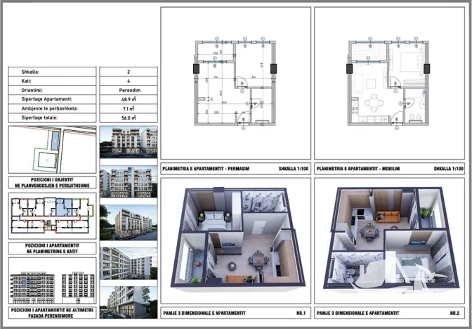 Prodej bytu 2+kk, Golem, Albánie, 56 m2
