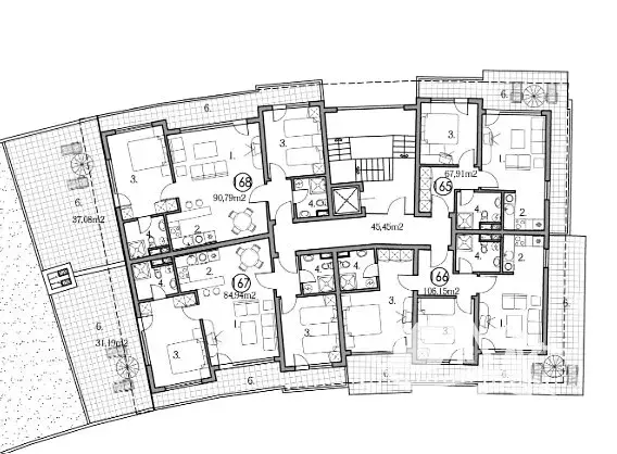 Prodej bytu 2+kk, Sveti Vlas, Bulharsko, 67 m2