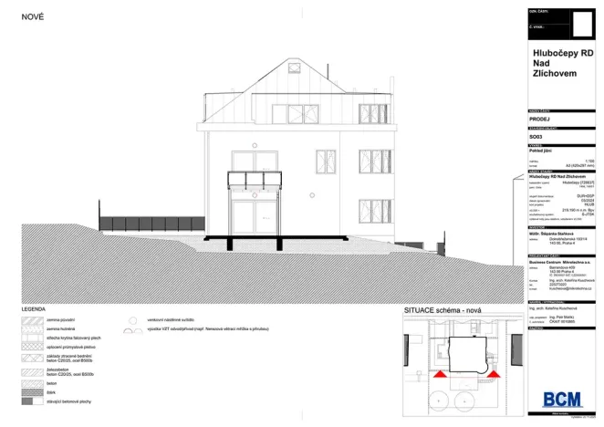Prodej rodinného domu, Praha - Hlubočepy, Nad Zlíchovem, 362 m2