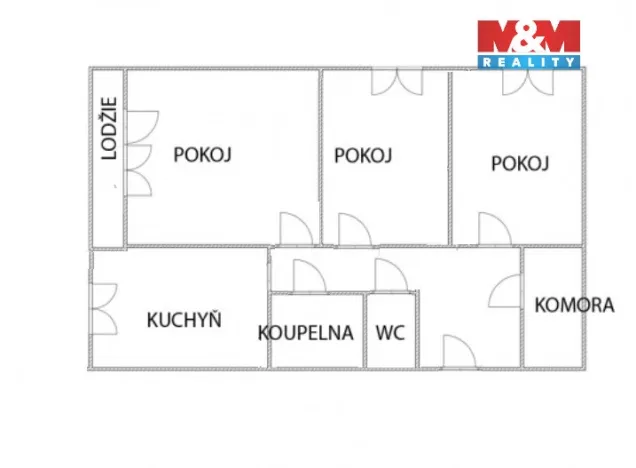 Prodej bytu 3+1, Havířov - Šumbark, Konzumní, 68 m2