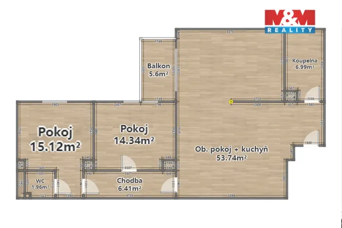 Prodej bytu 3+1, Janovice nad Úhlavou, Rozvojová zóna, 100 m2