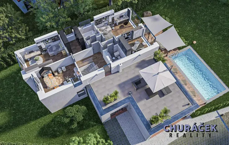 Prodej pozemku pro bydlení, Praha - Velká Chuchle, Na hvězdárně, 1262 m2