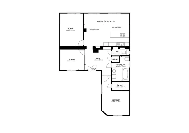 Prodej rodinného domu, Chotutice, Průběžná, 122 m2