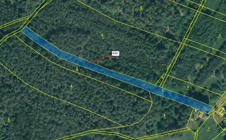 Dražba lesa, Jesenice, 2895 m2