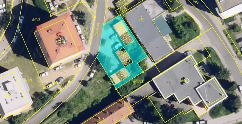 Dražba pozemku, Adamov, 537 m2