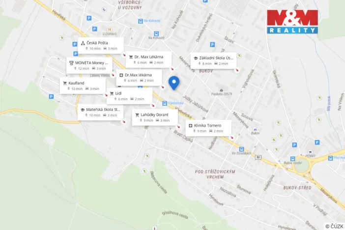 Pronájem bytu 2+1, Ústí nad Labem - Bukov, Kosmonautů, 53 m2