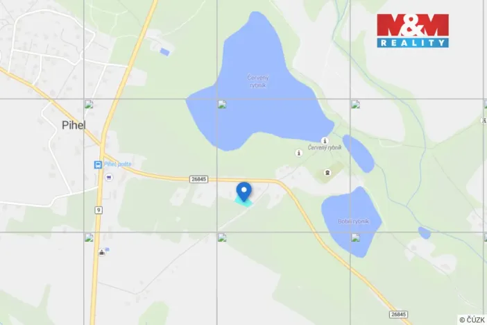 Prodej pozemku pro bydlení, Nový Bor - Pihel, 1162 m2