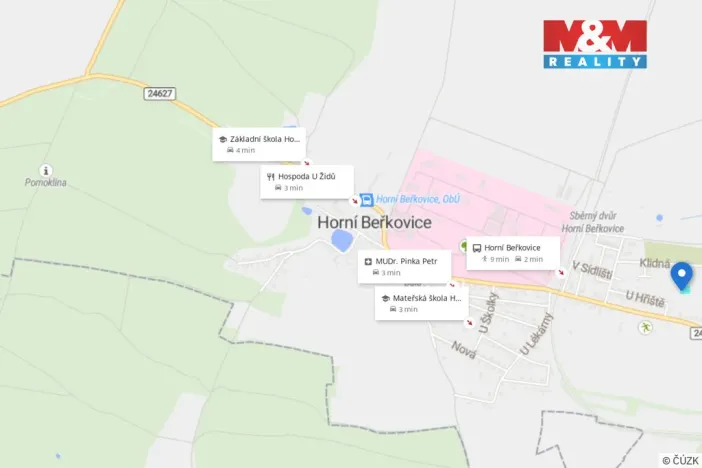 Prodej pozemku pro bydlení, Horní Beřkovice, 996 m2