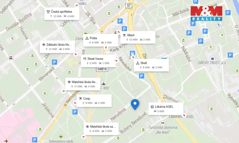 Pronájem bytu 2+1, Nový Jičín, Nerudova, 60 m2