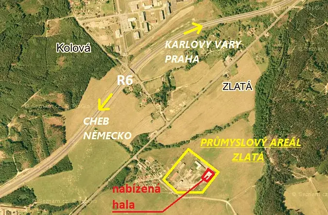 Pronájem skladu, Kynšperk nad Ohří, 1180 m2