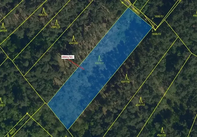 Dražba lesa, Vracov, 2231 m2