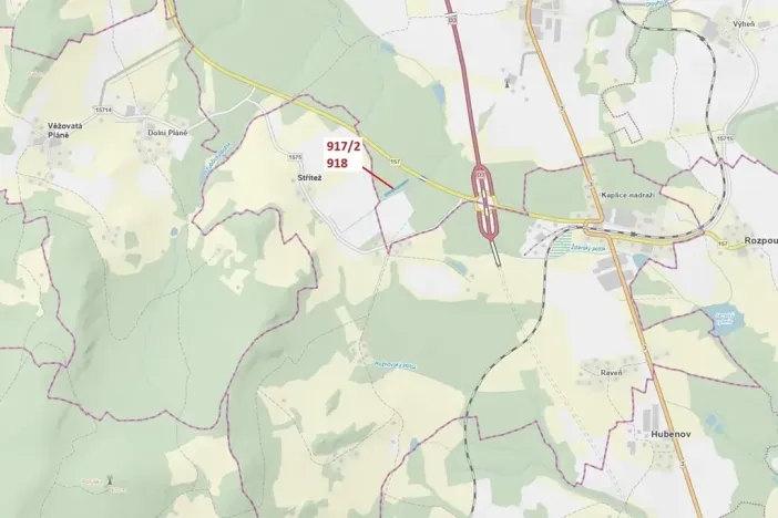 Dražba lesa, Netřebice, 3965 m2