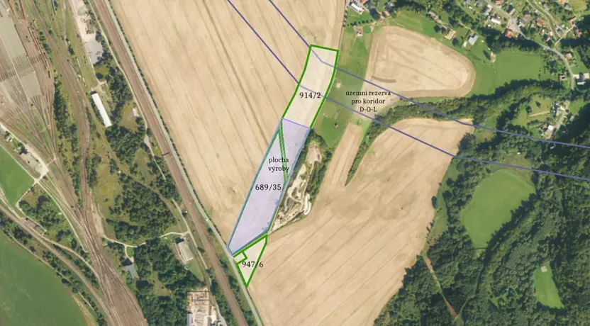 Prodej podílu komerčního pozemku, Rybník, 10974 m2