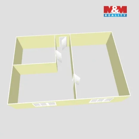 Pronájem bytu 1+1, Ostrov, Kollárova, 34 m2