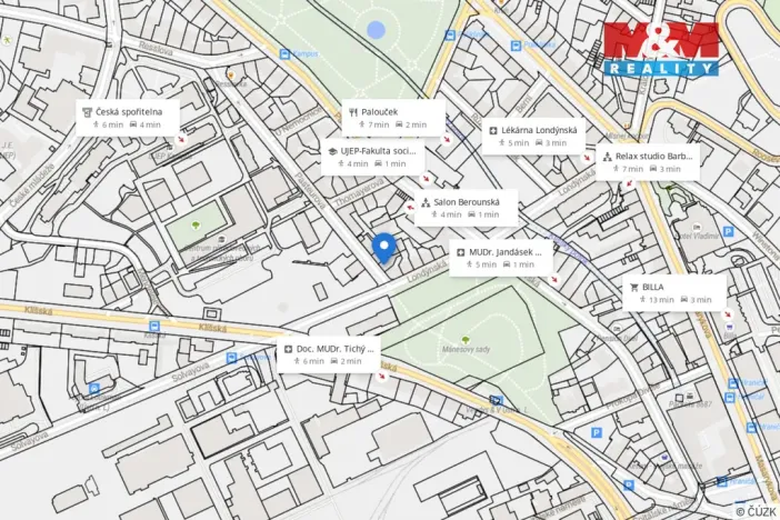 Prodej bytu 1+1, Ústí nad Labem - Ústí nad Labem-centrum, Pasteurova, 37 m2