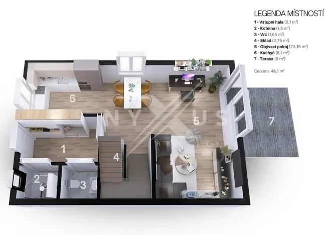 Prodej rodinného domu, Králův Dvůr, Větrná, 80 m2