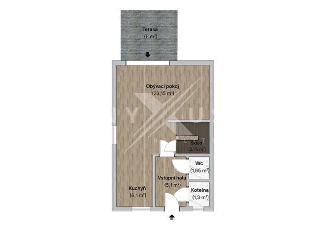 Prodej rodinného domu, Králův Dvůr, Větrná, 80 m2