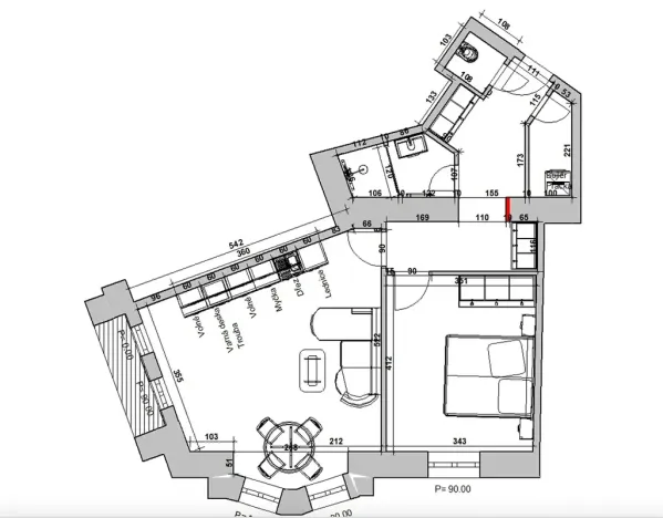 Pronájem bytu 2+kk, Praha - Vršovice, Žitomírská, 60 m2