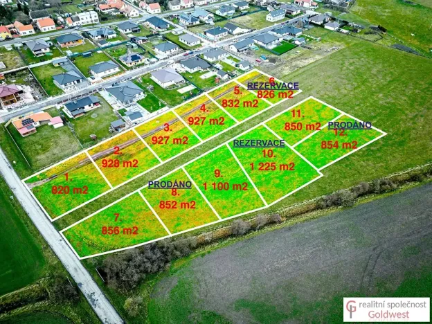 Prodej pozemku pro bydlení, Rožďalovice, 820 m2