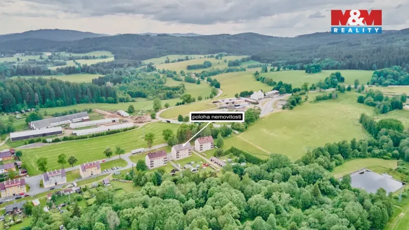 Prodej bytu 2+1, Horní Vltavice, 49 m2