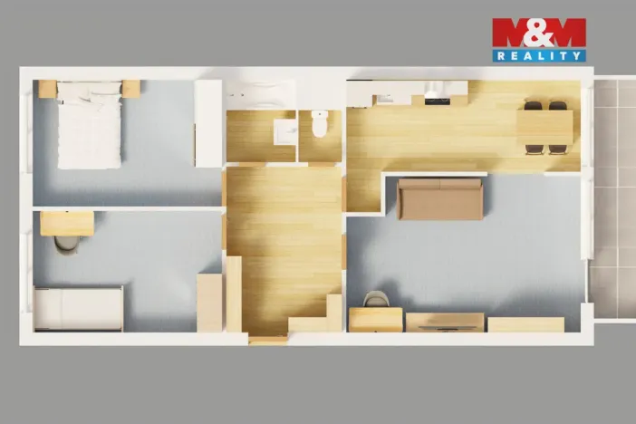 Pronájem bytu 3+kk, Mladá Boleslav - Mladá Boleslav II, 17. listopadu, 73 m2