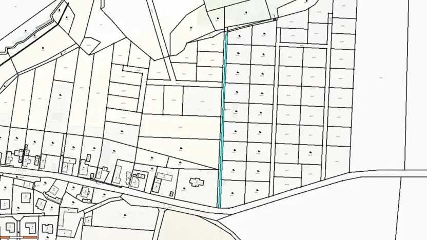 Dražba zahrady, Lešany, 524 m2