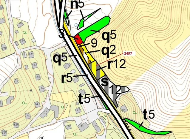 Dražba lesa, Písečná, 797 m2