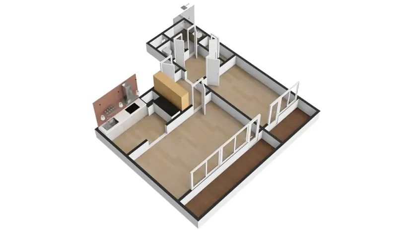 Prodej bytu 2+kk, Praha - Vršovice, Moskevská, 53 m2