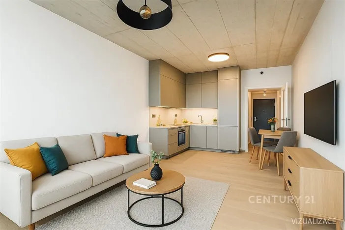 Pronájem bytu 1+kk, Praha, Kolbenova, 33 m2