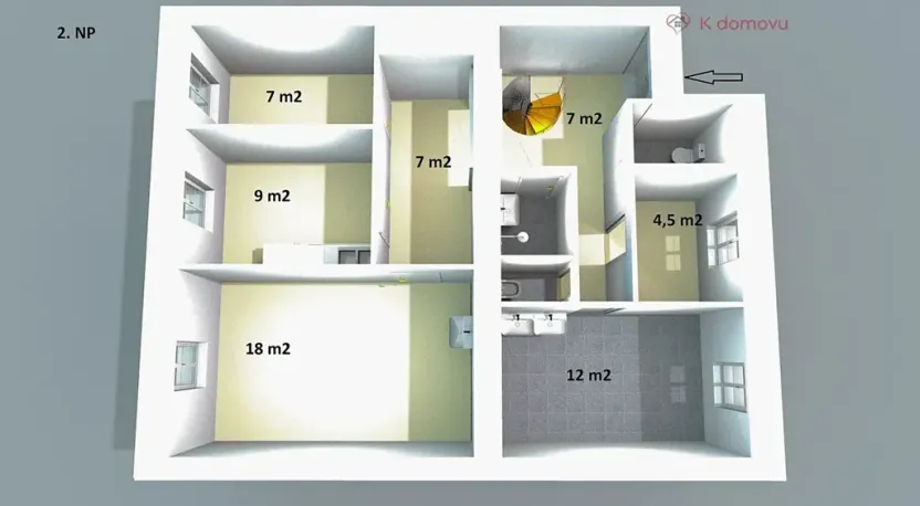 Pronájem obchodního prostoru, Brno, Pekařská, 140 m2