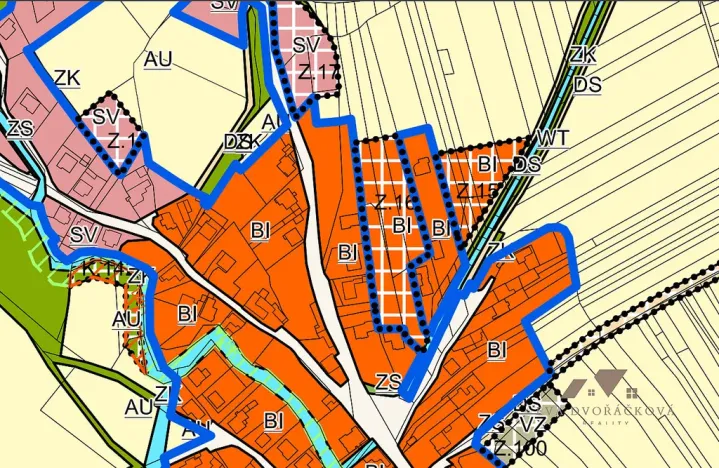 Prodej pozemku, Buchlovice, Ku hradu, 1217 m2