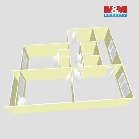 Prodej bytu 3+1, Orlová - Lutyně, F. S. Tůmy, 68 m2
