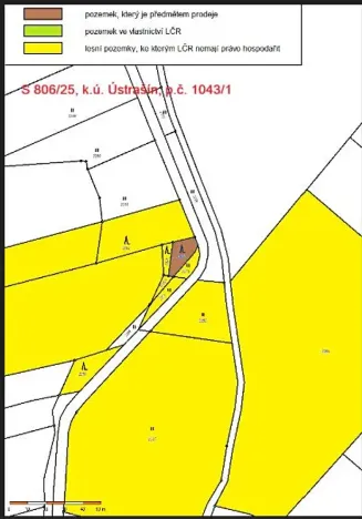 Prodej lesa, Ústrašín, 194 m2