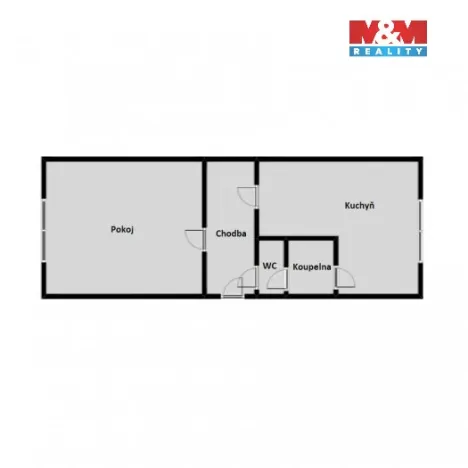 Prodej bytu 2+kk, Most, Bohuslava Vrbenského, 40 m2