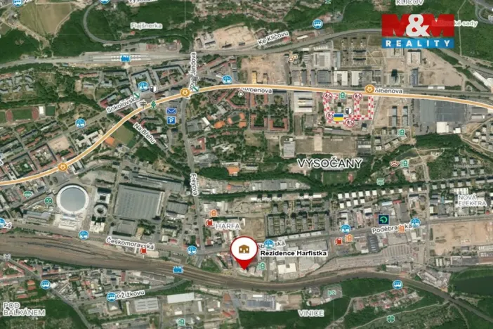 Prodej garážového stání, Praha, Čerpadlová, 33 m2