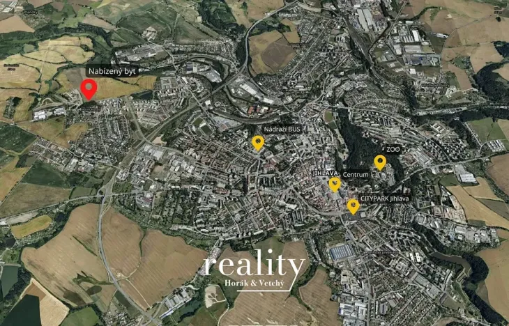 Pronájem bytu 2+kk, Jihlava, Buková, 51 m2