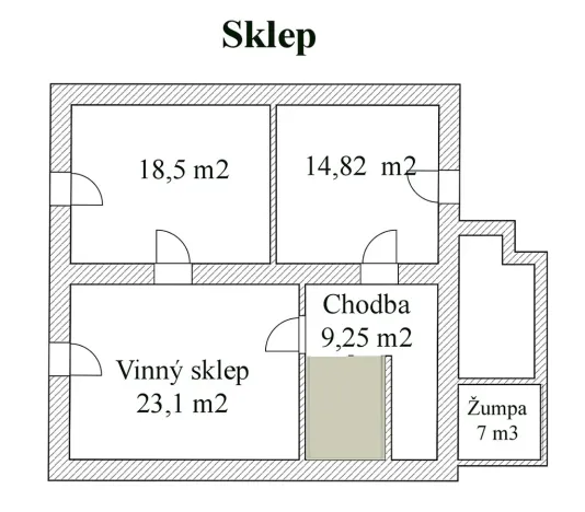 Prodej rodinného domu, Koroužné, 275 m2